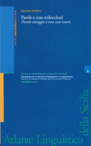 Book Cover: PAROLE E COSE MILOCCHESI