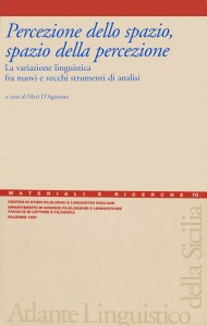 Book Cover: Percezione dello spazio, spazio della percezione
