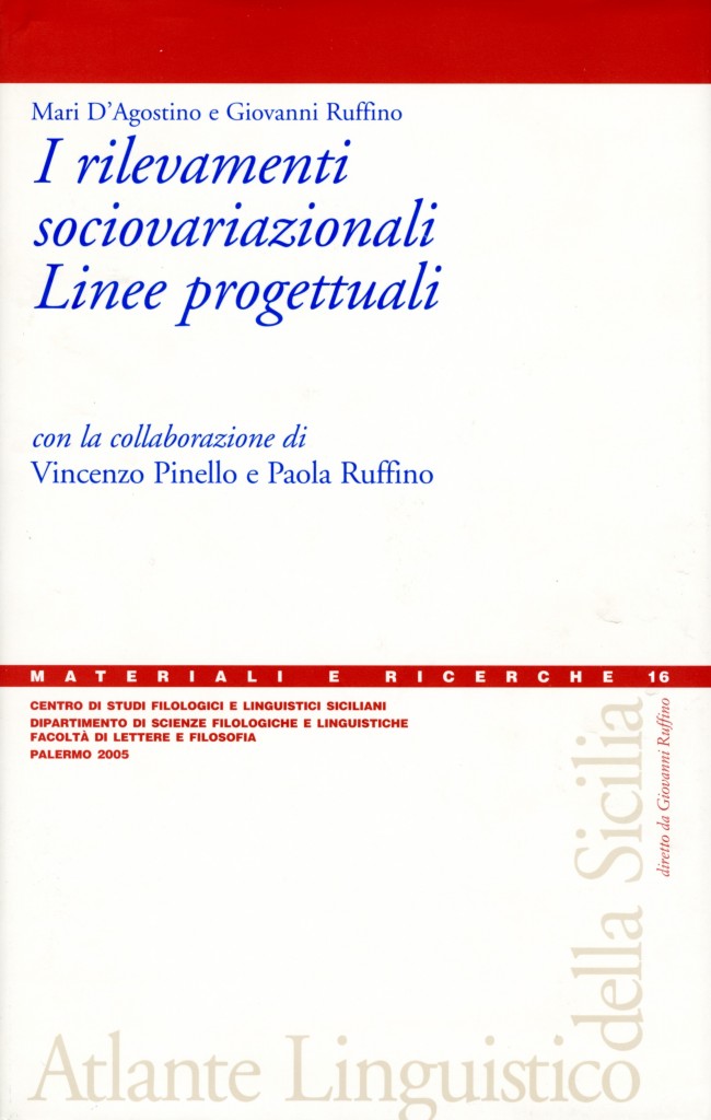 Book Cover: I rilevamenti sociovariazionali