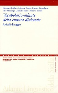 Book Cover: Vocabolario–atlante della cultura dialettale